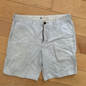 J. Crew Light Gray Flat Front Shorts Casual Style